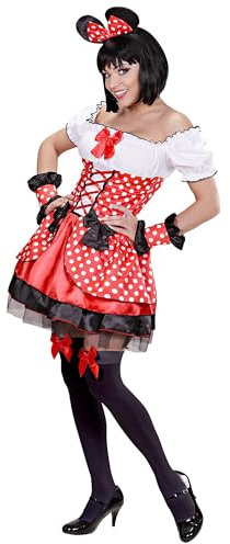 W WIDMANN MILANO Party Fashion - Kostüm Mäuschen, Kleid, Armstulpen, Ohren, Faschingskostüme