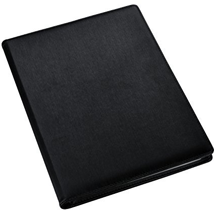 Präsentationsmappe A4 schwarz mit 24 Hüllen, 48/Seiten - Aufbewahrungsbox Portfoliomappe mit Kunststoffhüllen - Polytaschenmappe von Arpan (A4-24 Hüllen/48 Seiten)