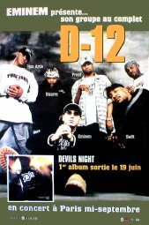 D12 – Devils Night French Tour – 80 x 120 cm zeigt/Poster