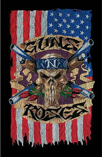 Guns N' Roses Flag Flagge Mehrfarbig