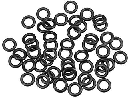 sourcing map 50 Stk Metrische Nitrilkautschuk O-Ringe Dichtung 11mm AD 6mm ID 2,5mm Breite