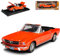 Motormax Ford Mustang I 1. Generation 1/2 Cabrio Orange 1. Modelljahr 1964 Generation 1964-1966 1/18 Modell Auto