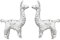 GLOWYBOX LAMA OHRSTECKER Silber nickelfrei handmade Schmuck aus Deutschland, Kinderschmuck Geschenk Frau Silberschmuck Alpaka Ohrringe 925 Silber Stecker Kind Geburtstagsgeschenk originell