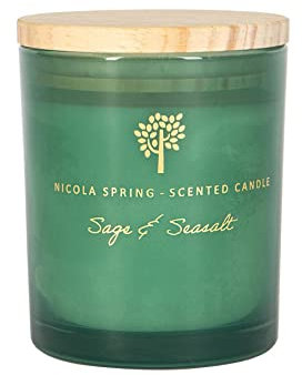 Nicola Spring Soja -Wachs -Duftkerze - 130 G - Salbei & Seasalt