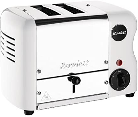Rowlett Esprit 2 Slot Toaster White with Elements & Sandwich Cage