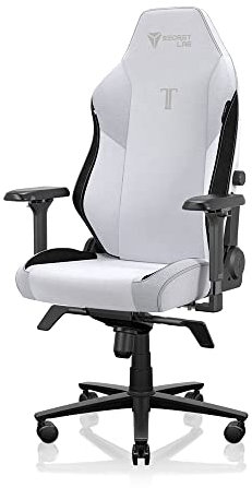 Secretlab Chaise Gaming Titan Evo Arctic White - Ergonomique, Confortable et Inclinable avec Accoudoirs 4D, Appui-Tête Magnétique et Support Lombaire Intégré à 4 Directions - Blanc - Tissu