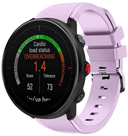 Strap-it Silikonarmband - kompatibel mit - Polar Vantage M - Armband - Lila - fur Grit X - Grit X Pro - Vantage V3 - Vantage M2