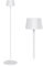 Stilosa 3 Floor - Lámpara de pie inalámbrica - Lámpara de pie recargable con 3 alturas - Luz LED regulable mediante el tacto - Larga duración - Uso en interiores y exteriores - Blanco
