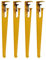 Gambe del Tavolo Morsetto Regolabil,Gambe per Mobili in Metallo 4 Pezzi,Piedini per Scrivania da Pranzo a Tipo F,per Consolle per Mobili da Tavolino Fai-da-Te,7 Colori (76cm(30in),Yellow)