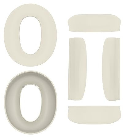 Almohadillas de Silicona para Sony WH-CH720N, Almohadillas de Silicona de Repuesto para Auriculares (Blanco)