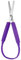 Kinderschere Mini Schlaufenschere für Kinder 14 cm Kinder Schere mit Adaptivem Griff Bastelschere Kinder Haushaltsschere Handwerk Kleinkind Schere für Kinderschule Tägliches Basteln (Lila)
