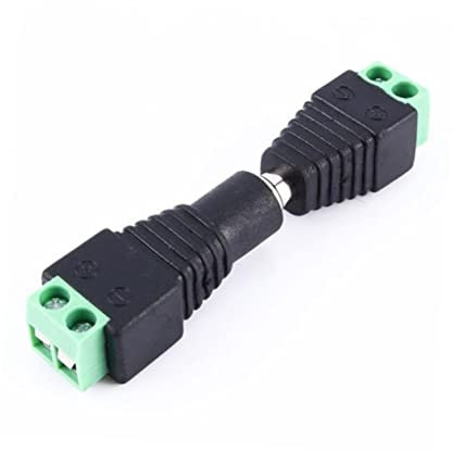 PartyKindom 5 Stück 5 Stück Elektrische Adapter Kabelverbinder Stoßverbinder Netzstecker 12-v-anschlüsse Stromanschluss Anschlussstecker Klinkenstecker Gleichstrom Klemme Drehen Lötfrei