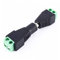 PartyKindom 5 Stück 5 Stück Elektrische Adapter Kabelverbinder Stoßverbinder Netzstecker 12-v-anschlüsse Stromanschluss Anschlussstecker Klinkenstecker Gleichstrom Klemme Drehen Lötfrei