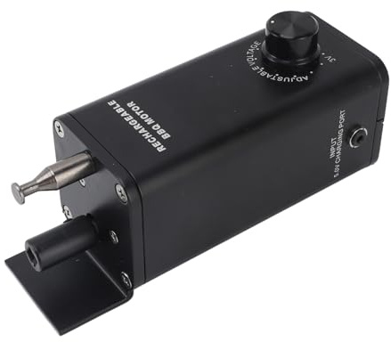 Moteur de Rôtissoire électrique, Moteur de Rôtissoire à Broche de Barbecue à Vitesse Réglable 10 W 3 à 12 V, Contrôle de Vitesse Variable, Moteur de Rôtissoire électrique CC