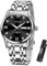 Taxau Schwarz Armbanduhren für Herren Uhren Herren mit Datum Männer Uhr Edelstahl Luxus Herrenuhren wasserdichte Herrenarmbanduhren Klassische Quarz