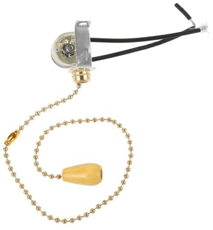 DECOMELODY Wand Und Decken Lichtschalter Zugschalter Für Lampen DIY Lampenzubehör Für Badezimmer Und Ausstellungsräume Praktischer Lampenersatzschalter