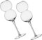 KICHOUSE 2 Pezzi di in cristallo alto ghiacciato bicchieri d'acqua a stelo potabile bicchieri di vino rosso Calice tazze da bere steli Bicchiere Transparent