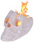 Tuesoa Portable Fire Pit Tabletop Fireplace Isopropyl Alcohols Ethanol Concrete Bowl Pot Halloween Birthday Valentine'S Day A
