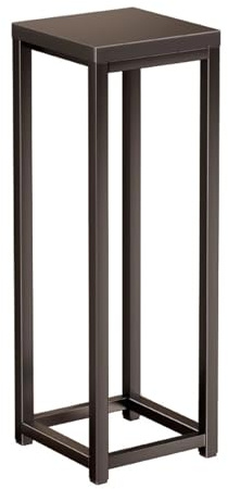 CXFSCD Porte Plante Interieur, Colonne à Fleurs Moderne, Structure Stable, Moins sujette aux secousses, pour l'intérieur et l'extérieur(Size:30 * 30 * 50CM,Color:Noir)