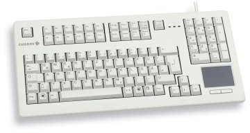 Cherry G80-11900 LTMDE Tastatur mit erweitertem Layout und integriertem Touchpad