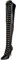 Pleaser - Seduce-3024, Stivali da donna, Nero (Schwarz (Blk Str Pu)), 36 EU