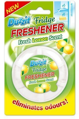 4 X New Duzzit Fridge Freshener Fresh Lemon Scent