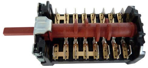 SELECTOR CONMUTADOR HORNO COMPATIBLE CON BEKO 6 POSICIONES Mod. OIE22100X C.O. 26390