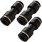 AERZETIX - 3x Raccordo connessione rapida connettore accoppiatore diritto Ф5mm pneumatico compressore d'aria compressa - C17165