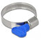 Delock Schlauchschelle mit Flügelmutter 32-50 mm 10 Stück blau