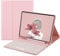 iPad Pro 11 inch 4th Generation 2022 Keyboard Case Cute Round Key iPad Pro 11 3rd 2nd Generation Color Keyboard Wireless Removable BT Keyboard Cover with Pencil Holder (LightPink)
