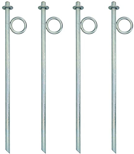 AB Tools 4 Pack Extra Heavy Duty 60cm Awning Marquee Gazebo Peg Tent Stake Camping