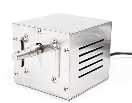Grillmotor Edelstahl BBQ Rotisserie Motor 60KG Elektrogrill Elektromotor Drehspieß 220V 25W Roaster Grill Zubehör