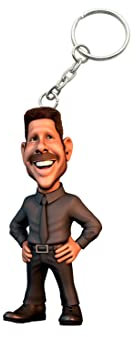 MINIX - Llavero del Cholo Simeone | Figurita del Entrenador del Atlético de Madrid Diego Simeone | Ideal para Fanáticos del Club de Futbol Atlético de Madrid | de 7 cm
