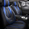 Maipula Auto Sitzauflage Für Citroen Für C3 2004-2020 vordere 2 Sitze Allwetter-Autositzbezug Kunstleder Komfortabler Autositzbezüge,Schwarz Blau