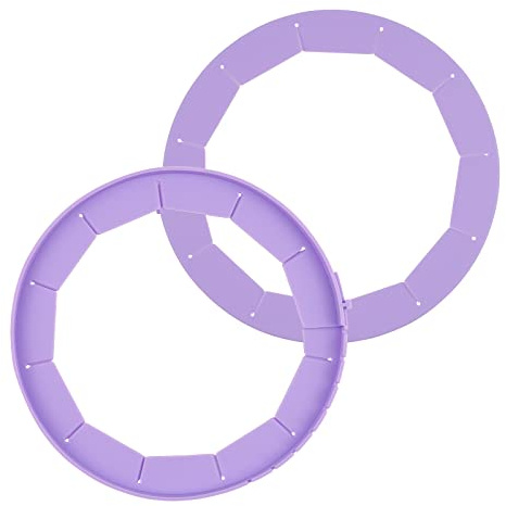 Heavy Duty Silicone Pie Crust Shield Edge Protector Fit 8-10.5 Inch Pie Pan | HOHUIGO Adjustable Pie Shield Cover Rings Reusable Pie Crust Guards with Pie Baking Manual Pie Saver Kitchen Gadget Accessory