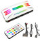 Baotkere Pwm Fan Temperature Controller, RGB Computer Hub Light Adapter, Speed Regulation Wireless Remote 5V ARGB Sync Integrator