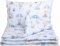 Babymam Baby 2Pc Bedding Set 100% Cotton Pillow Case Duvet Cover 135x100cm (Walk In The Clouds)