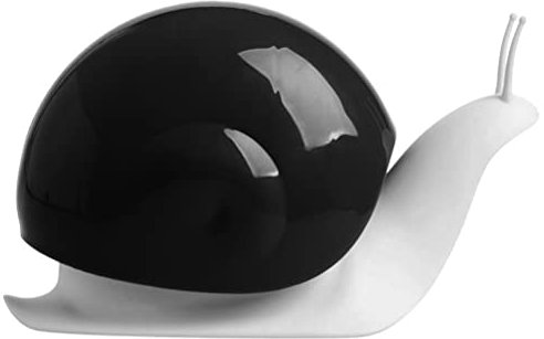 HEITIGN 120ml Design Schnecke Seifenspender Flüssigseife Pumpspender Flasche Küche Badezimmer Geschenk (Schwarz)