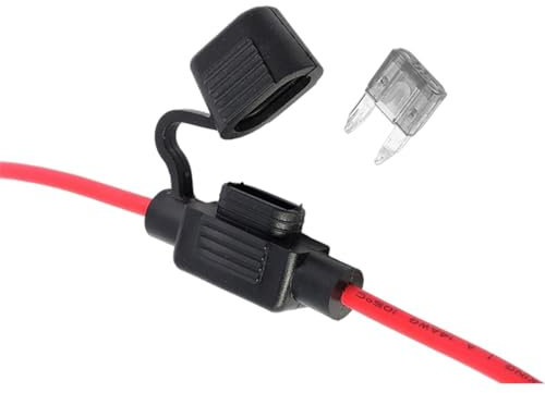 AMPIRE XSM1.0 Sicherungshalter 1mm², 2A MINI-Sicherung, wasserdicht, Kunststoff, Kupfer, Edelstahl, Elektrik / Elektronik / Sicherungshalter