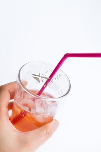 Drink Cover Sticker, Getränkeschutz Sticker transparente Getränkeabdeckung als Schutz vor KO Tropfen (100 Stück)