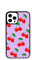 Cherry Cherries Lilac Berry Pattern Phone Case/Cover Compatible with iPhone XR Rubber