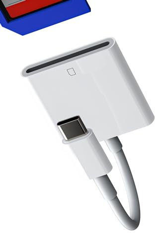 Adattatore USB C Lettore Schede SD per Apple Macbook Air per iPhone15 Pro Max Plus per iPad 10、Air4/5、Mini6、Pro 12.9 Compatibile con Samsung Accessori PC Computer Prese Card Reader
