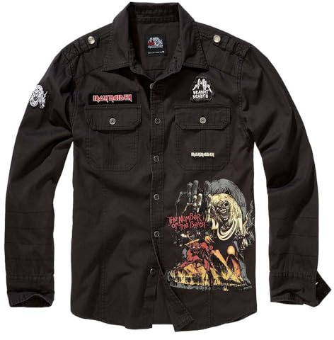 Brandit IRM Luis Shirt, Color: black, Size: L