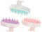MAGICLULU Cepillo Para Champú 3 Piezas Exfoliante Capilar Masajeador Cuero Cabelludo Suave Para El Cabello Limpieza Profunda Depurador De Cabeza Cepillo De Set De Baño