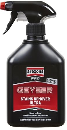Arexons Detergente tessuti Car Care Pro GEYSER - Smacchia Tessuti Super | Deterge e Neutralizza i Cattivi Odori, 400ml