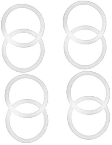 Cabilock 8 Stück Eismaschinen Zubehör Eismaschinen Zubehör Shop Zubehör Mehrzweck Silikonring Eismaschine Silikonring Eismaschinen Versorgungsmaterial Dichtungsring