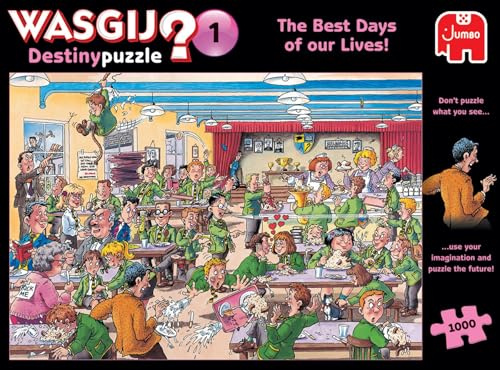 Jumbo Spiele 1119801821 Wasgij Destiny 1 The Best Days of Our Lives! 1000 Teile Puzzle