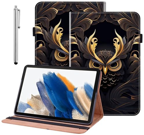 BOLELAW Case for iPad Mini 7 / iPad Mini 6 8.3 Inch, Owl | Shockproof PU Leather Folio Flip Cover with Pencil Holder, Kickstand, Card Slot & Auto Sleep/Wake