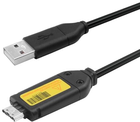 Arzweyk USB Data Charger Charging Cable Cord Compatible with Samsung Digital Camera PL21, PL210, PL211, PL22, PL50, PL51, PL55, PL57, PL60, PL65, PL80 Replacement for SUC-3 SUC-5 SUC-7 Cable