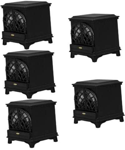 ibasenice 5stücke Miniatur Kamin Für Puppenhaus Mit -Beleuchtung Fireplace Modell Für Miniature Möbel Stilvolles Zubehör Für Puppenhaus Deko Schafft Warme Atmosphäre Und Romantisches